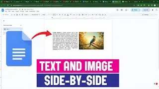 How To Put Text And Image Side By Side in Google Docs