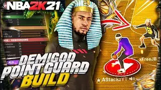 I MADE THE BEST PLAYSHOT BUILD BUT AT LEGEND IN 2K21! BEST POINT GUARD BUILD 2K21 CURRENT GEN!