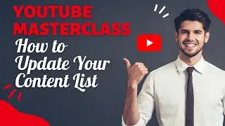How to update your content list | youtube marketing | social learn #youtube