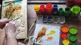 Мастер-класс тонировки цветными красителями.