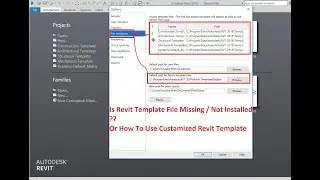 Revit Template Missing or Not Installed Solution | Revit MEP
