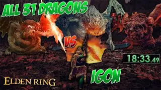 How fast can IGON slay EVERY Dragon in ELDEN RING!?