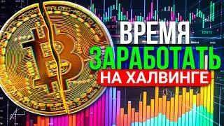 Как ЗАРАБОТАТЬ на халвинге биткоина. ТОП - 4  способа заработать на халвинге.