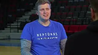 Dainius Adomaitis apie ketvirtfinalį ir sirgalių svarbą „Švyturio“ arenoje