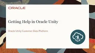 Getting Help in Oracle Unity