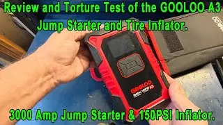 Review and Torture Test of the GOOLOO A3 Jump Starter and Tire Inflator.