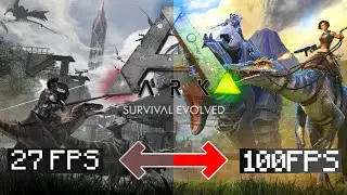 HOW TO REMOVE LAG AND INCREASE FPS IN ARK SURVIVAL EVOLVED