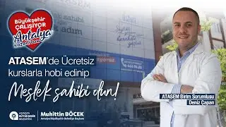ATASEM kurslarımız ile vatandaşımızı meslek sahibi yapıyoruz