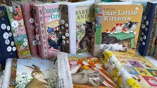 15 little golden book junk journals // flip through // October Patreon