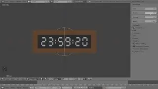 Mastering Drivers in Blender - Part 9: Digital Clock
