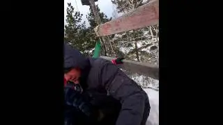 Катание на плюшках в Боровом.