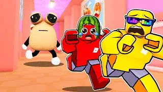 Run To ESCAPE MR.POU'S POTATO FACTORY (SCARY)