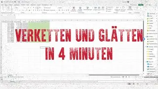Verketten und Glätten in 4 Minuten