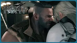 Barret gets stabbed by Sephiroth - Final Fantasy 7 Remake