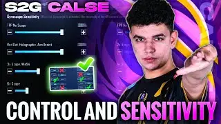 PMGC New S2G CALSE New Settings Sensitivity for Pubg & BGMI / CALSE Control Code & Sensitivity Code