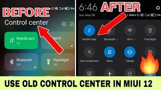 Use Old Control Centre in MIUI 12 🔥 (2021)