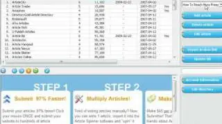 Easy Article Submission Tutorial