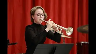 Abby Setala performing at the Solo-Ensemble Tea  |  February 2, 2023