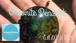 Orgonite Pendant Galaxy Design | Gemstone
