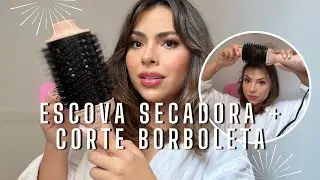VOLTEI EM GRANDE ESTILO e já testando uma escova secadora!