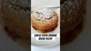 With ONE Banana left over and 5 Minutes to spare, make my single-serve cake! 🤯 