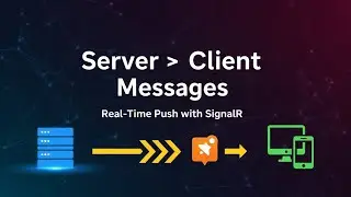 How to send message from the server to client (Push Notification) using SignalR / Web Socket