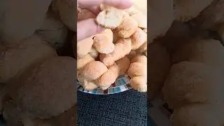 Печенье на сметане-хрустящее снаружи и мягкое, нежное внутри #печенье #печеньедомашнее