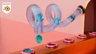 Blender Tutorial : Create This Cool 3D Animation Loop in Blender |Easy Blender Animation