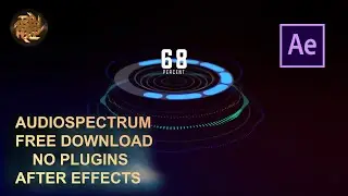 Audio Spectrum Free Download After Effects Template, Audio react no plugins
