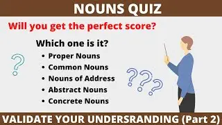 Nouns practice quiz for beginners | Can you pass this nouns quiz?