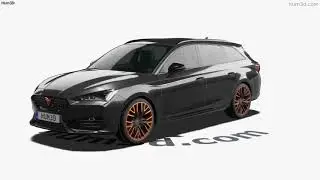 Cupra Leon sportstourer 2022 3D model by 3DModels.org