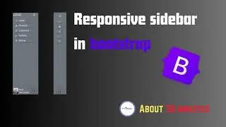 Responsive sidebar with Bootstrap Part-2