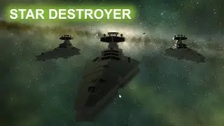 One plane model a day for 30 days - Star Destroyer