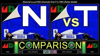 Formula One F1 (Sega Genesis vs Sega Genesis) Side by Side Comparison