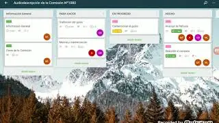 Audiodescripción para Ciegos - Trello 2019