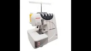Janome 793D Overlock Machine Showcase