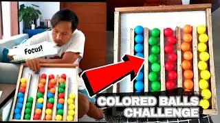 Colored balls challenge | 3 minutes!!