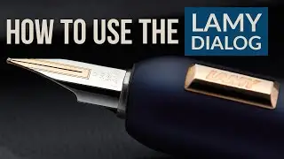 How to Fill the Lamy Dialog CC Fountain Pen - Writing and Walkthrough