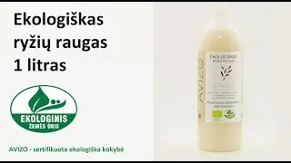 Ekologiškas ryžių raugas 1 litras | AVIZO ekologiški produktai