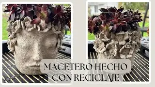 MACETERO HECHO CON RECICLAJE