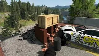 Car vs Human vs Things - BeamNG Drive Realistic Experiments #1