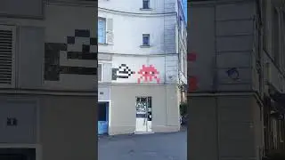 Walked 100km/62mi around Paris for invader Street Art