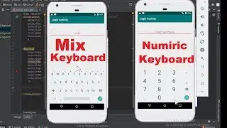 How to Set Keyboard input in Android Studio app | Input Type in XML Code in Android Studio (Input)