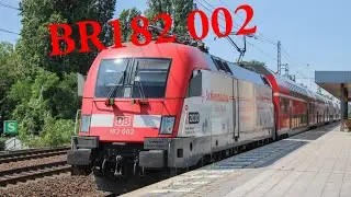 🚄182 002 z RB14 na stacji Berlin Jungfernheide