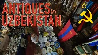 Shopping for antiques in Tashkent, Uzbekistan