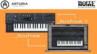 Arturia - MiniFreak and MiniFreak V synthesizers, the software version (video by La Boite Noire)