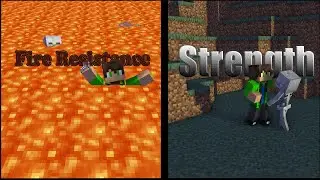 Minecraft: How to make the fire resistance & strength potion.