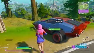 Messing around with Cars in Fortnite (we had way too much fun with this)