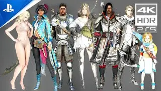(PS5) Black Desert All Classes & Costumes 2022 - Gameplay [4K/60FPS]