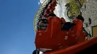 Corkscrew Back Row POV | Silverwood Theme Park 2022